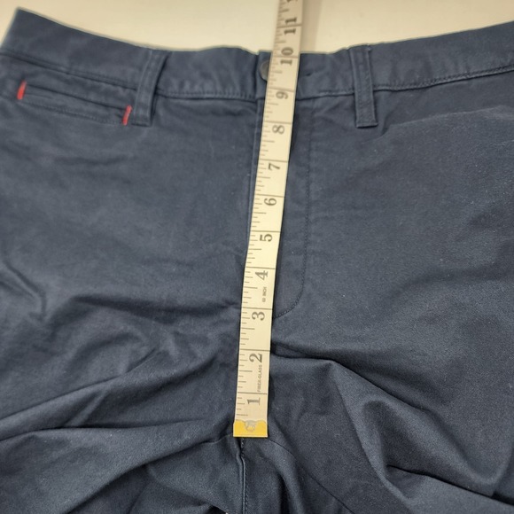 Untuckit Shorts Mens 30 Navy Chino 9" Golf Outdoors Preppy Casual St Vincent EUC - Picture 4 of 11